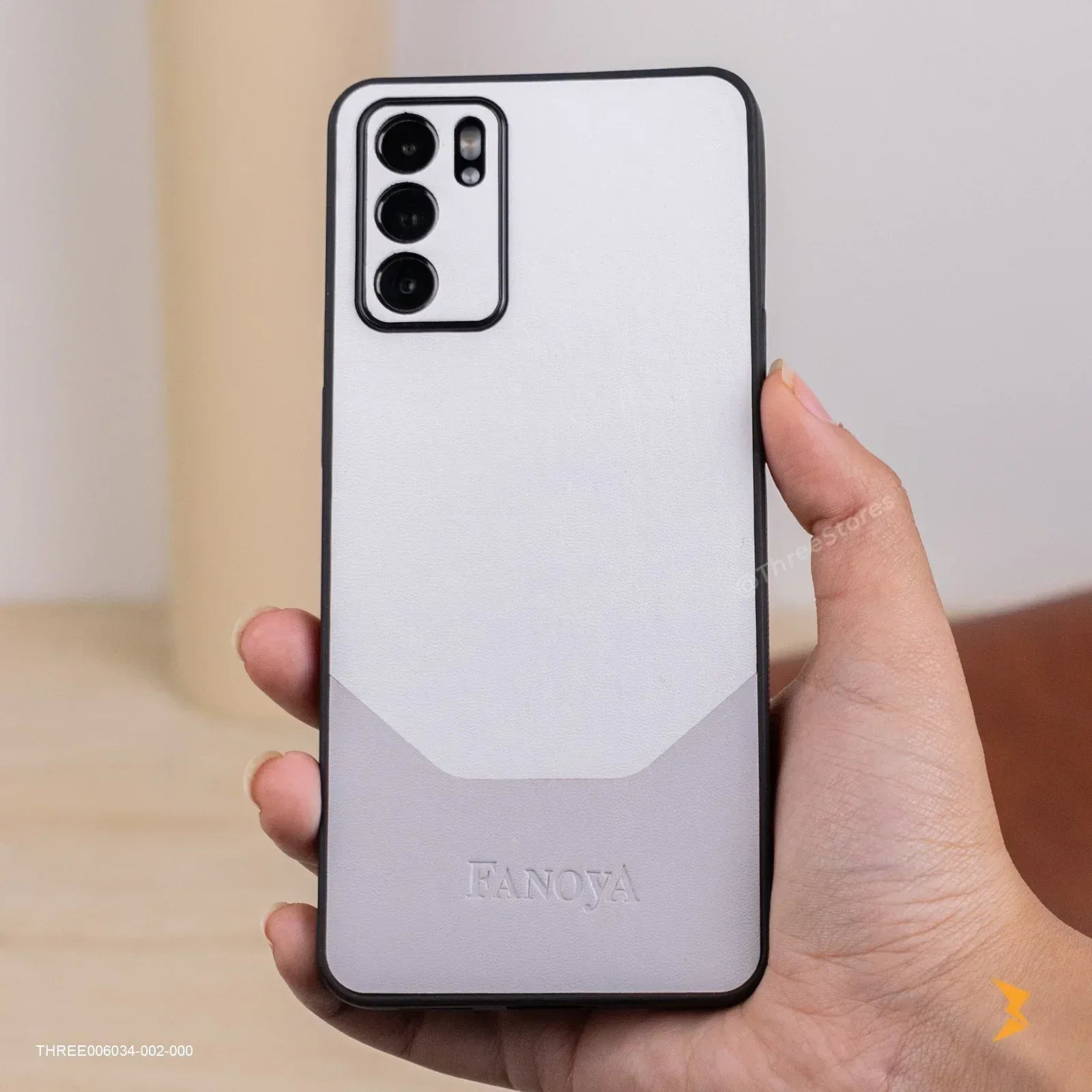Aveiro Half Leather Case Oppo Reno 6 5g - Three