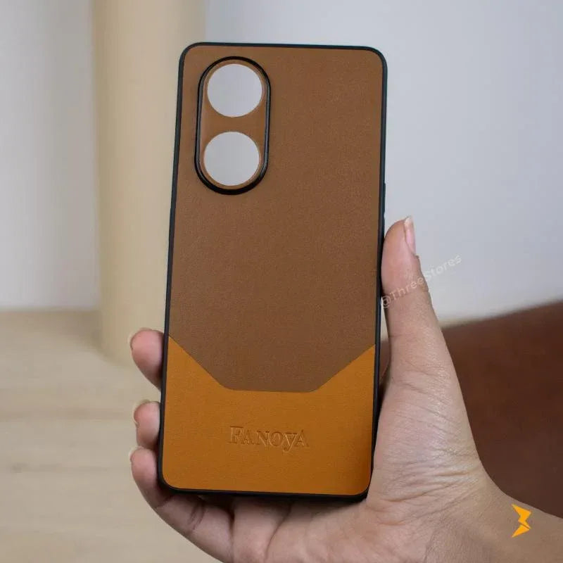 Aveiro Half Leather Case Oppo Reno 8t 5g - Three