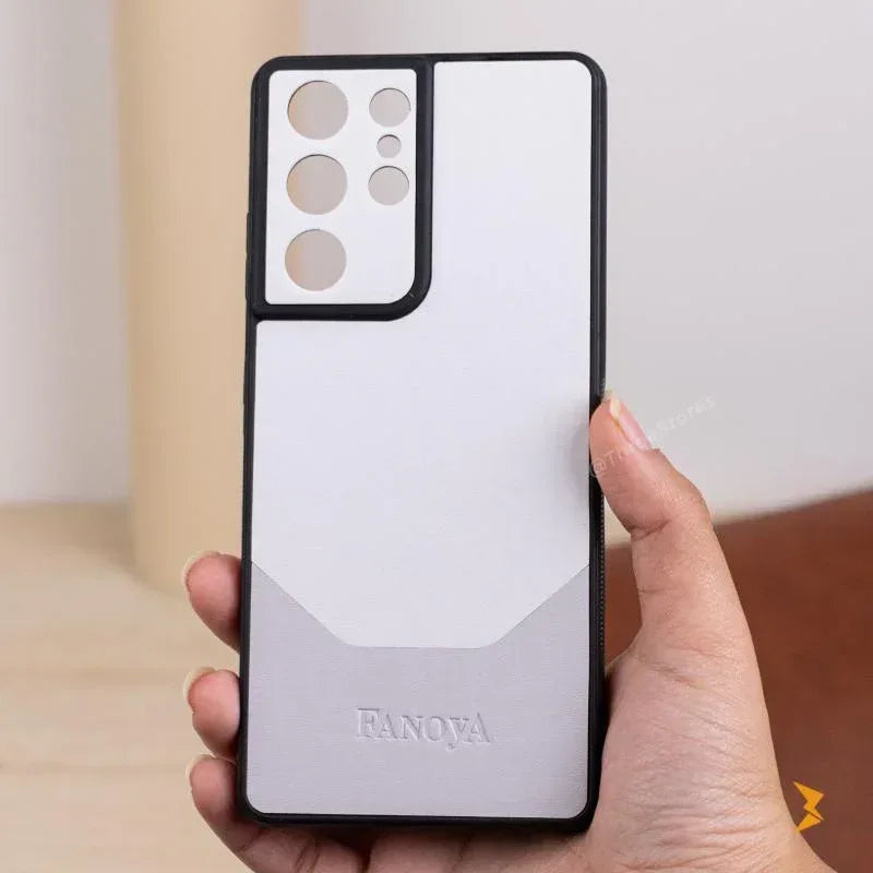 Aveiro Half Leather Case Samsung S21 Ultra - Three