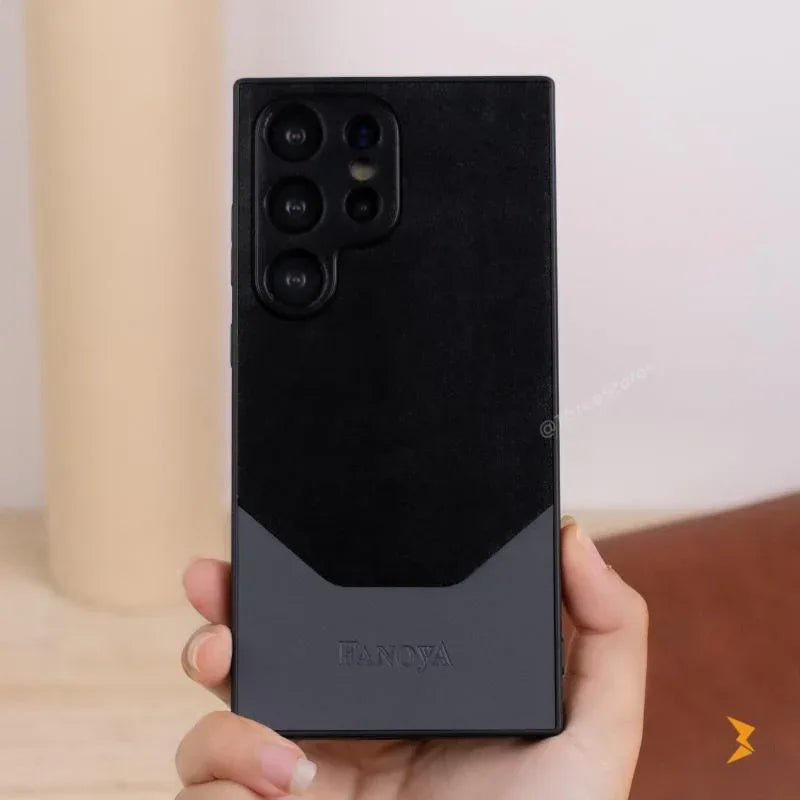 Aveiro Half Leather Case Samsung S22 Ultra - Three