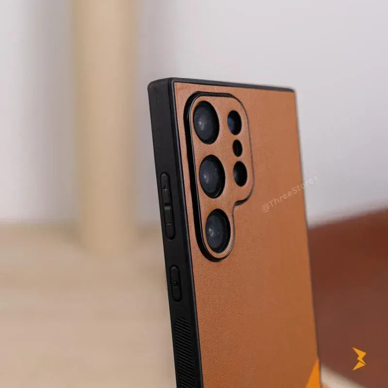 Aveiro Half Leather Case Samsung S22 Ultra - Three