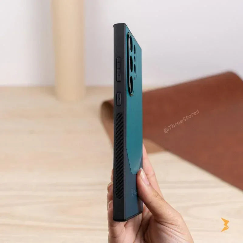 Aveiro Half Leather Case Samsung S23 Ultra - Three