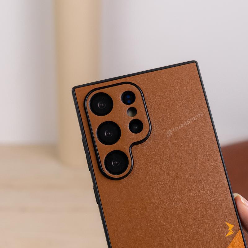 Aveiro Half Leather Case Samsung S23 Ultra - Three