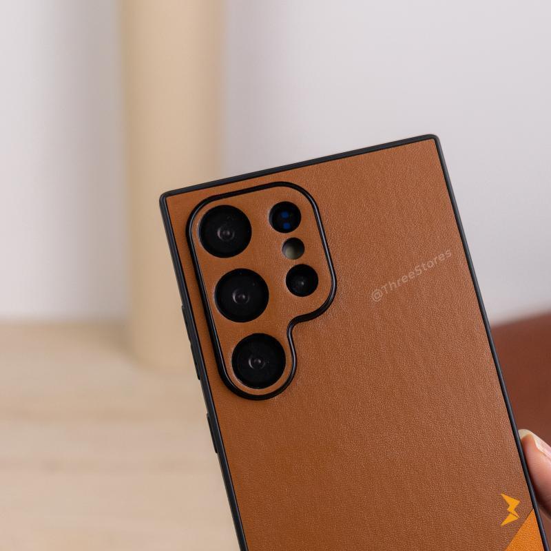 Aveiro Half Leather Case Samsung S23 Ultra - Three