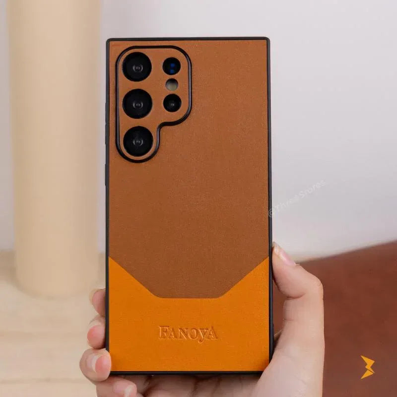 Aveiro Half Leather Case Samsung S24 Ultra - Three