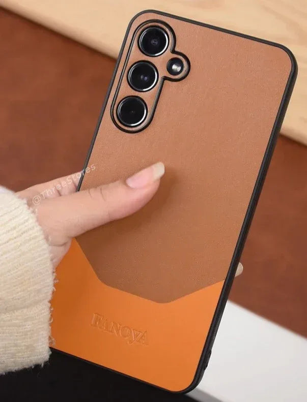 Aveiro Half Leather Case Samsung A54 - Three