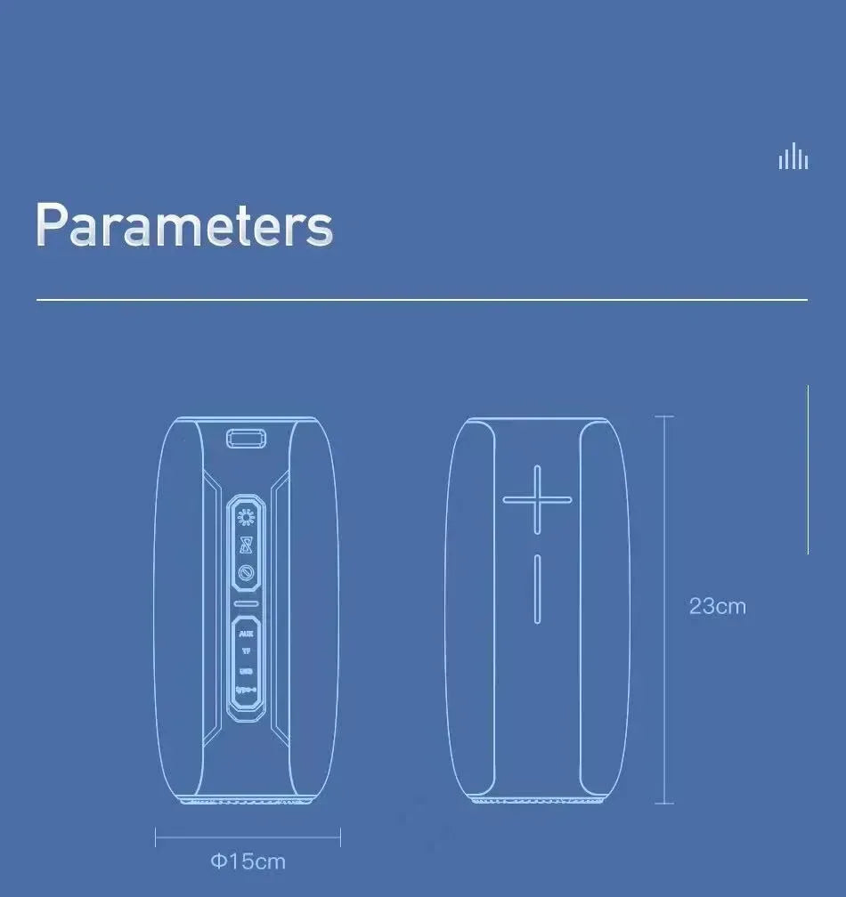 Awei Outdoor Waterproof Wireless Speaker Y370 - Three
