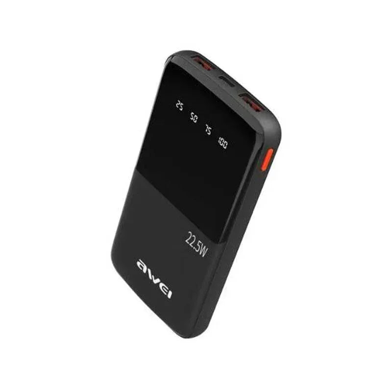 Awei Power Bank 10000mah Fast Charging P10k - Three