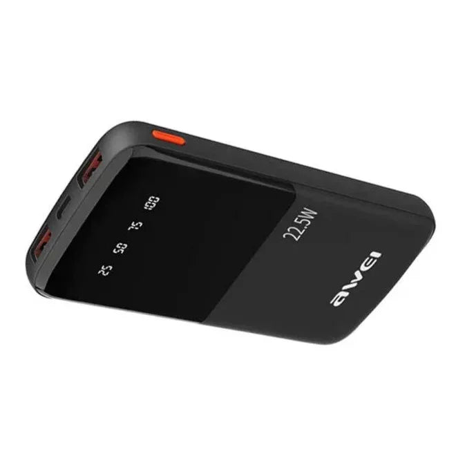 Awei Power Bank 10000mah Fast Charging P10k - Three