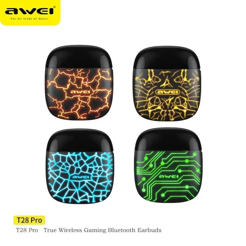 Awei True Wireless Games Earbuds T28 Pro - Three