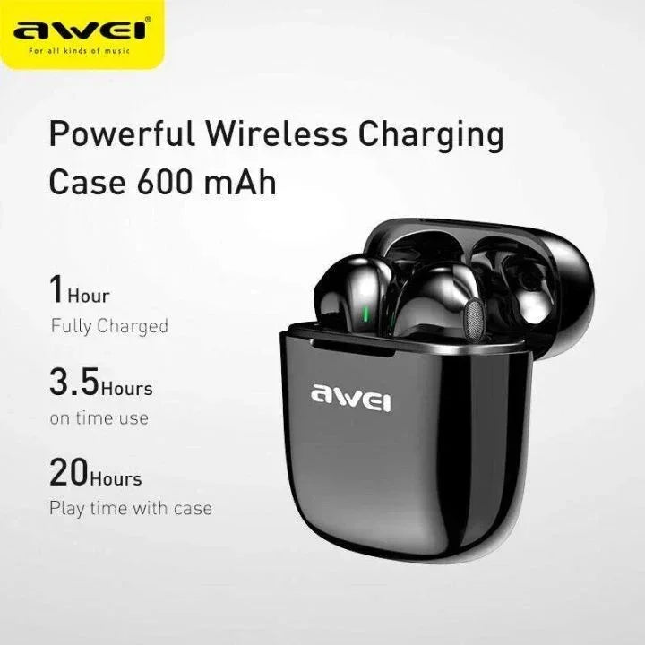 Awei True Wireless Sports Earbuds T26 Pro - Three