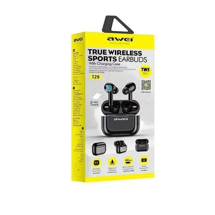 Awei True Wireless Sports Earbuds T29 - Three