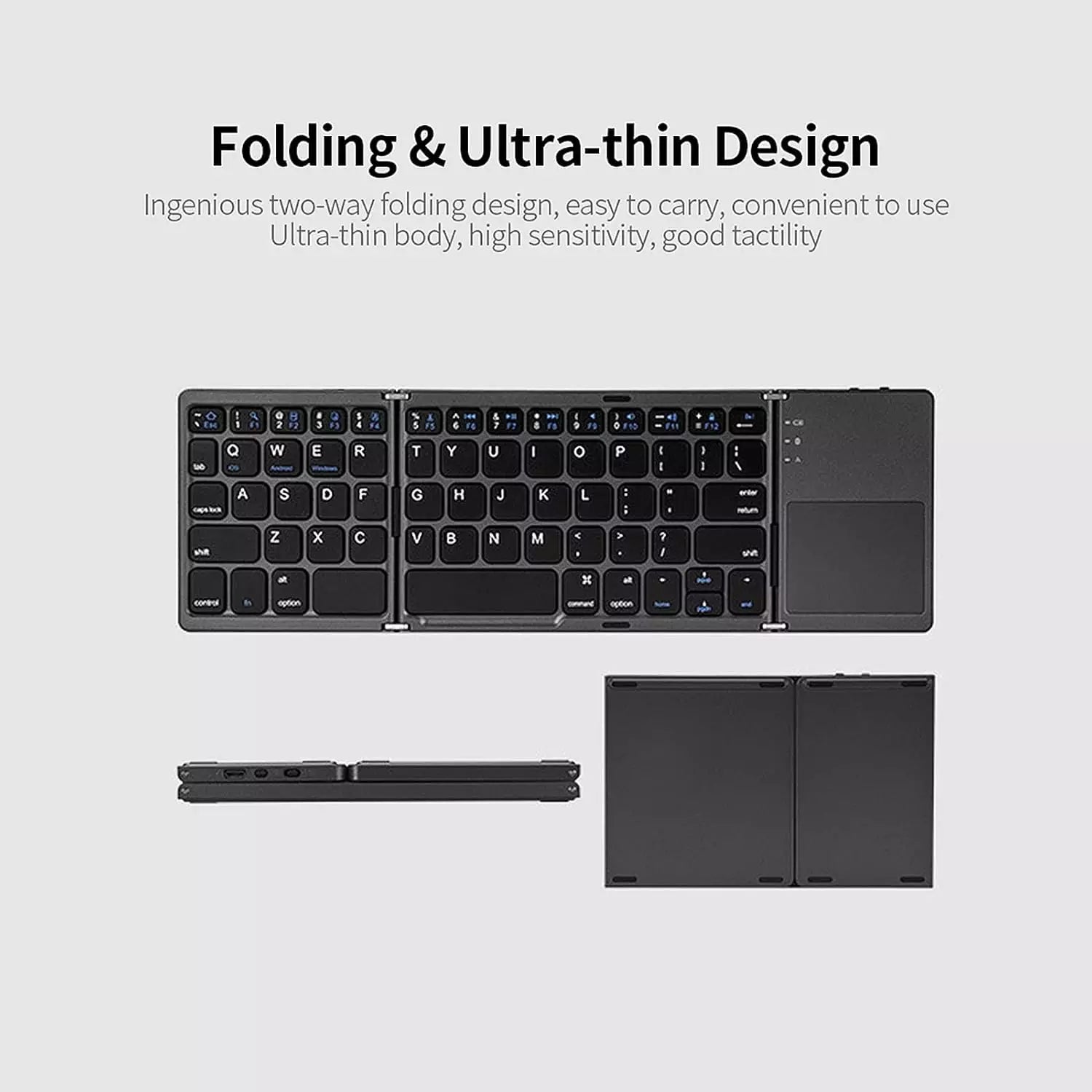 Mini Wireless Keyboard With Touchpad B033