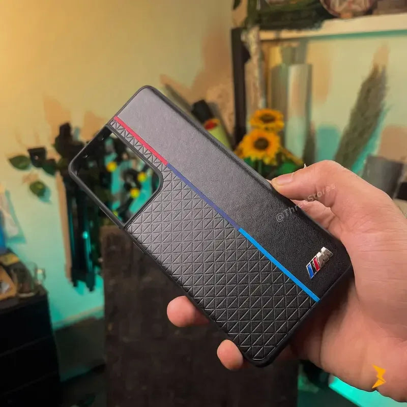 BM Line Leather Case Samsung S21 Ultra - Three