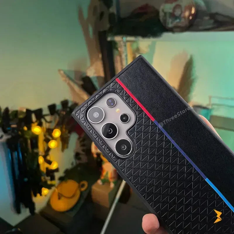 BM Line Leather Case Samsung S24 Ultra - Three