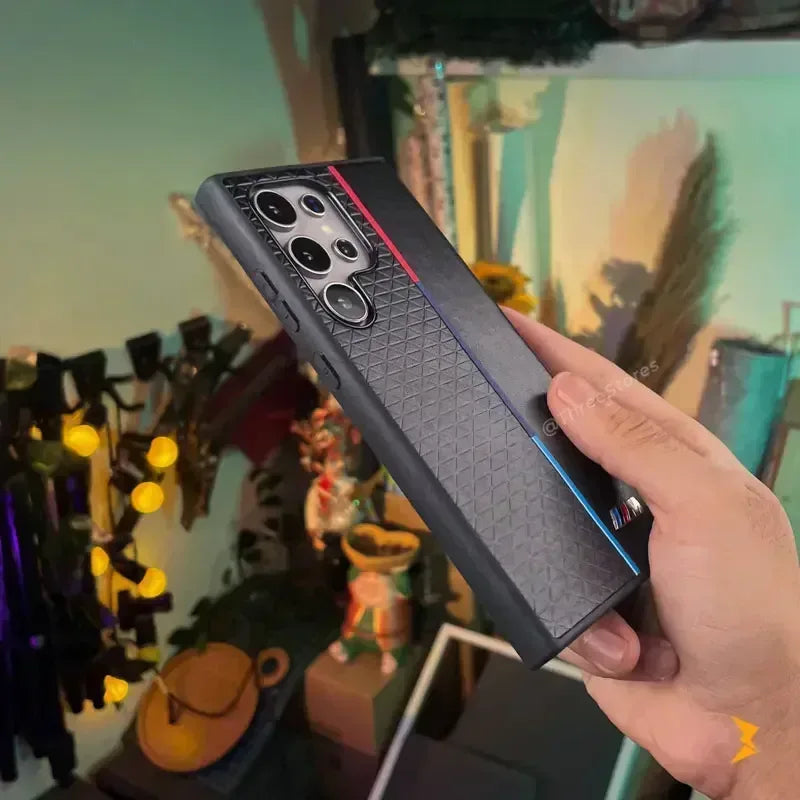 BM Line Leather Case Samsung S24 Ultra - Three