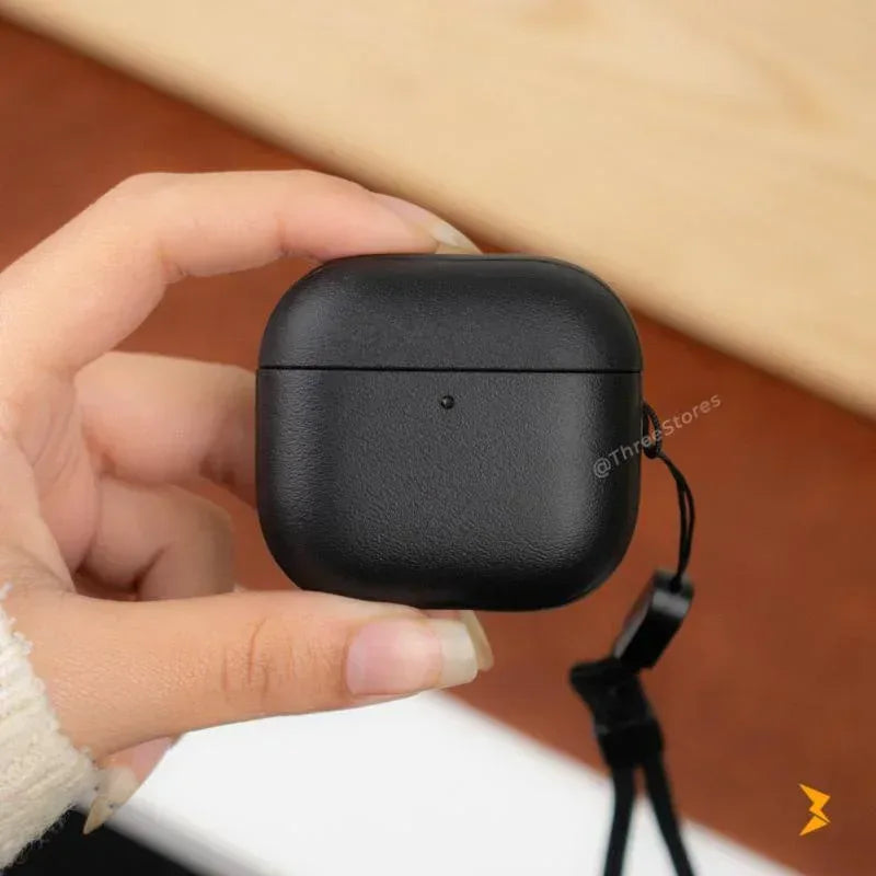 Bald TPU Leather Case Airpods 4 - Three