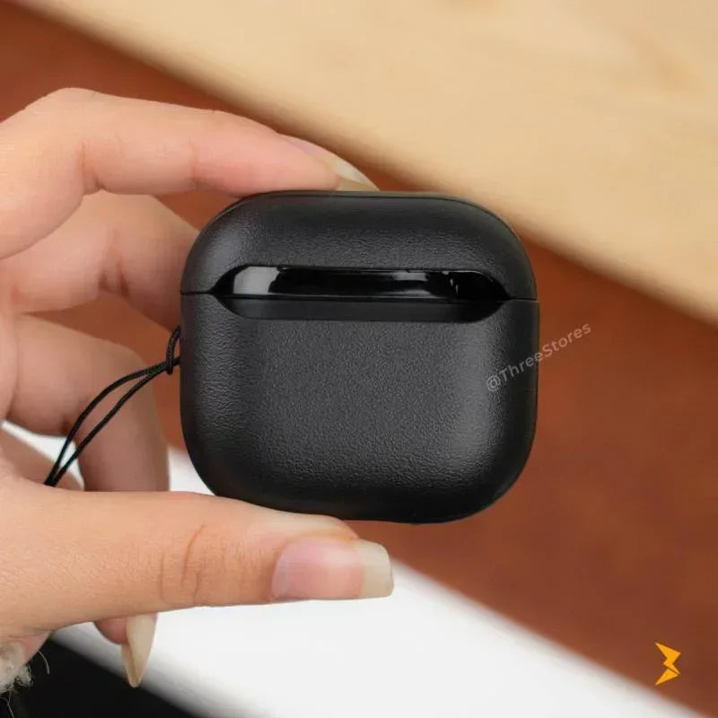 Bald TPU Leather Case Airpods 4 - Three