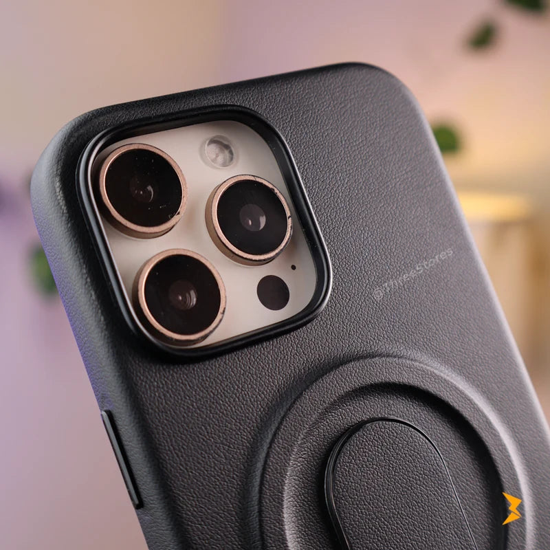Bigc Leather Strip Case iPhone 16 Pro Max