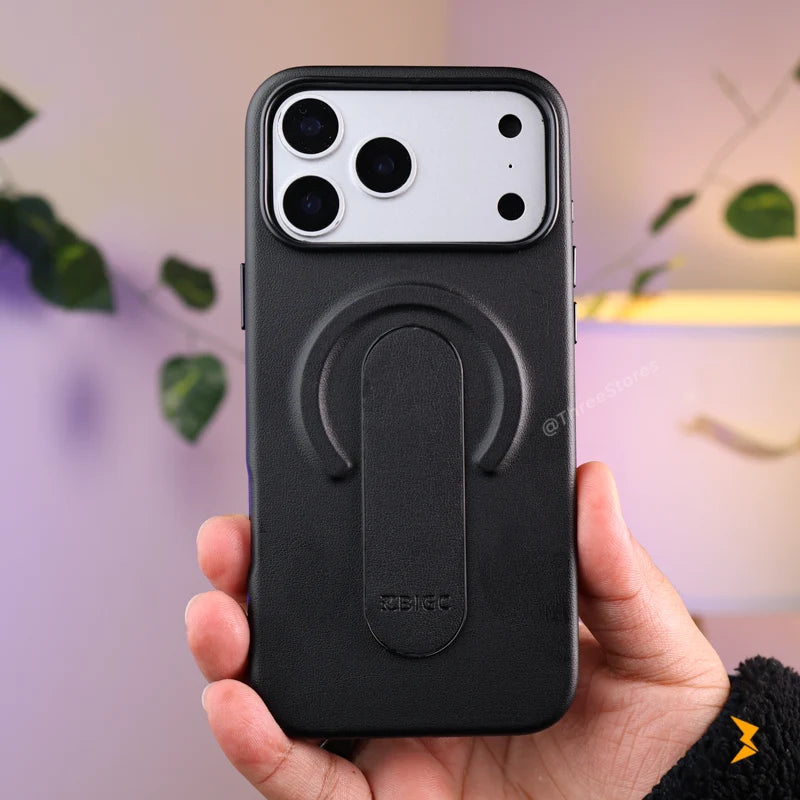 Bigc Leather Strip Case iPhone 17 Pro Max