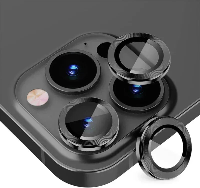 Green Ring Camera Lens Protector iPhone 11 Pro Max - Three