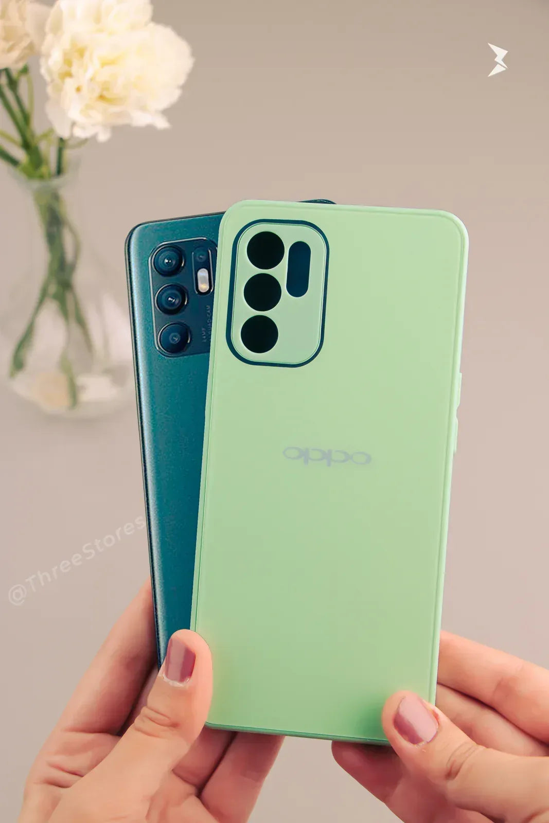 Boter Skyfall Shockproof Camera Protection Case Oppo Reno 6 4G - Three