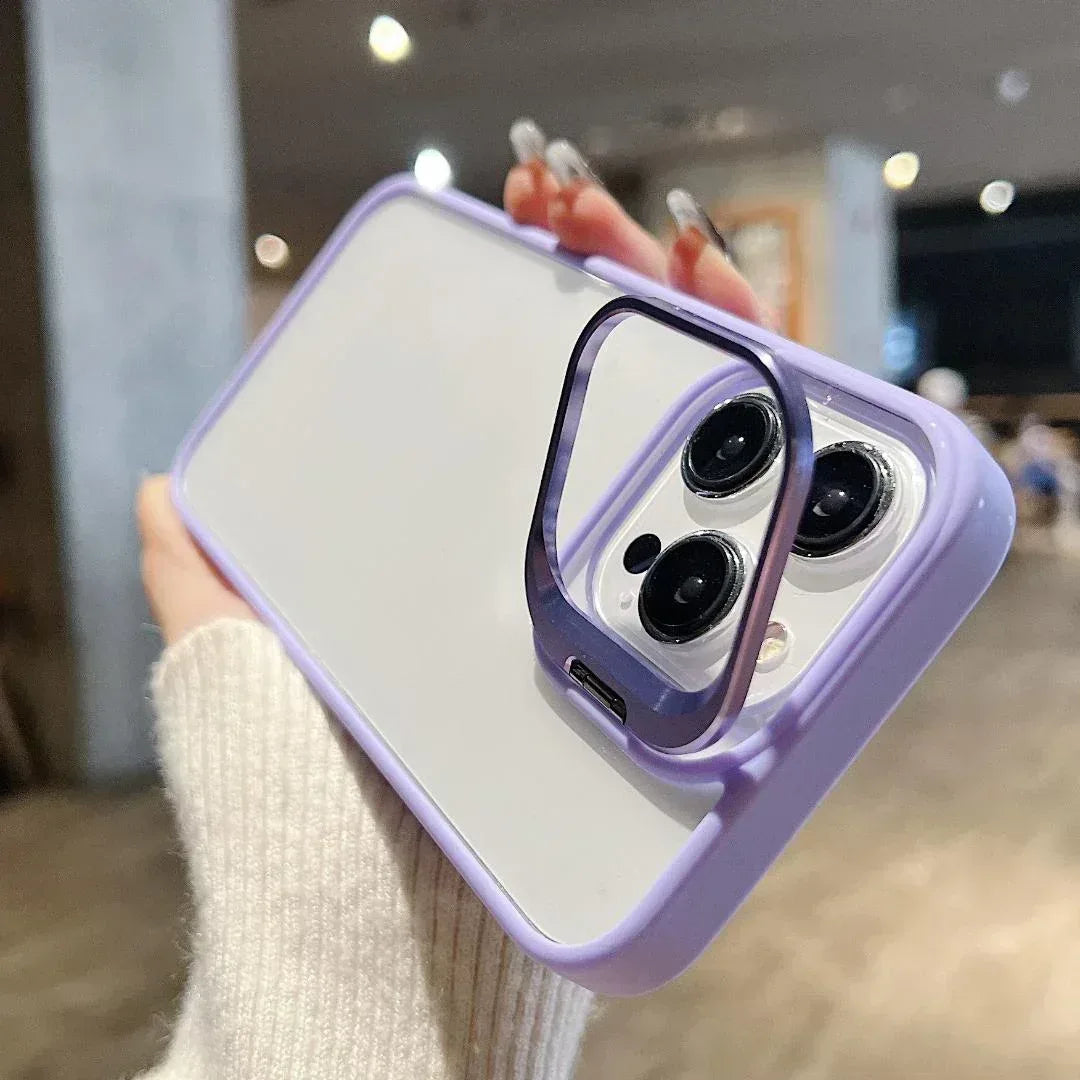 Bracket With Lens Film Case iPhone 14 Pro Max - Three