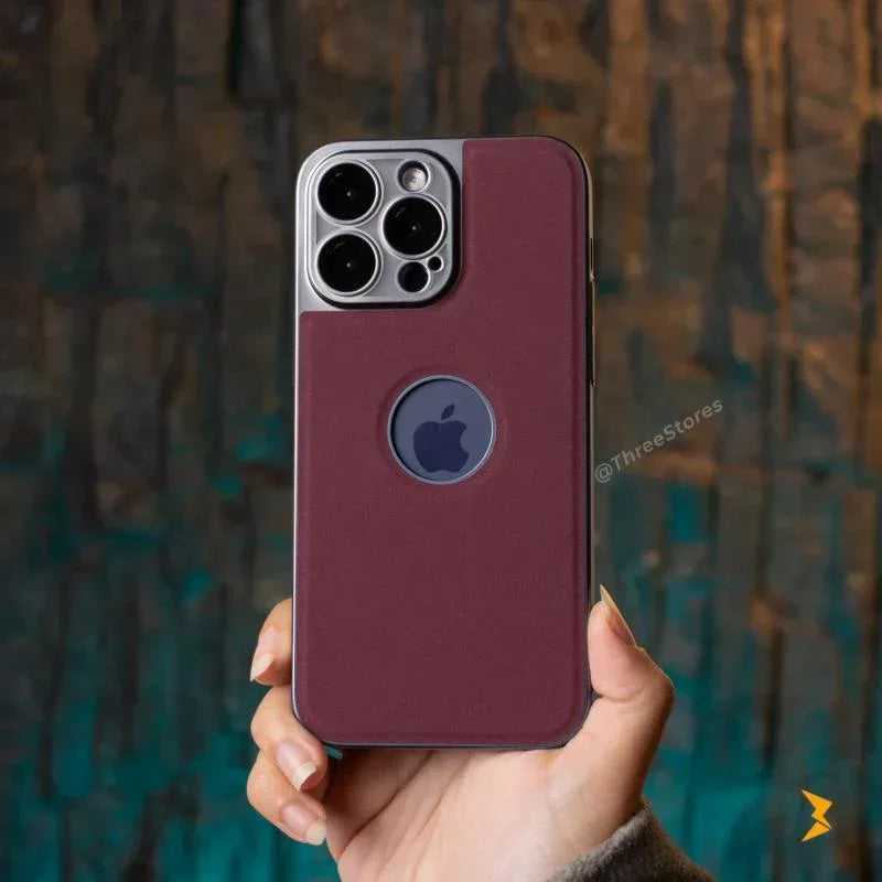 Burgundy Guard Case iPhone 13 Pro Max - Three