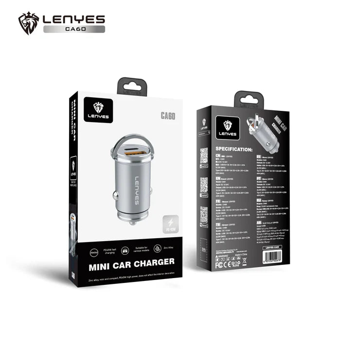 Lenyes Mini Car Charger CA60