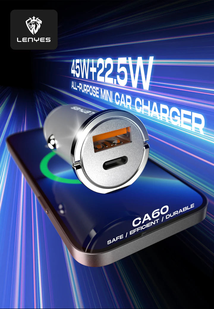 Lenyes Mini Car Charger CA60