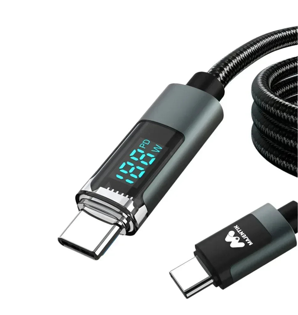 Majentik Led Fast Charging Cable 60W Type-C To Type-C - Three