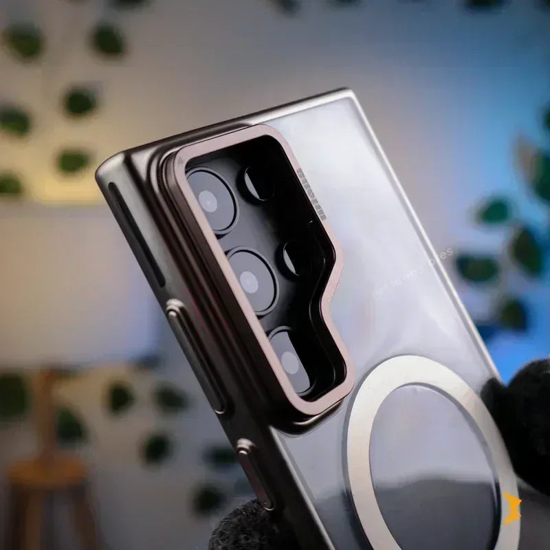 Calix Metal Stand Camera Case Samsung S25 Ultra - Three