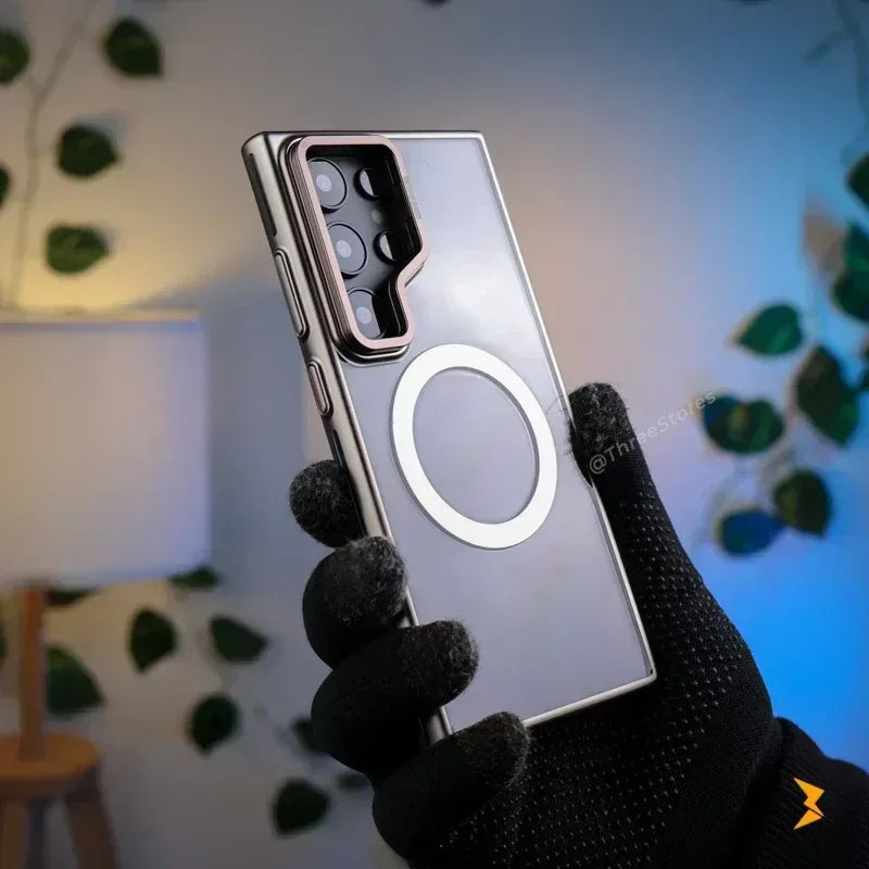 Calix Metal Stand Camera Case Samsung S25 Ultra - Three