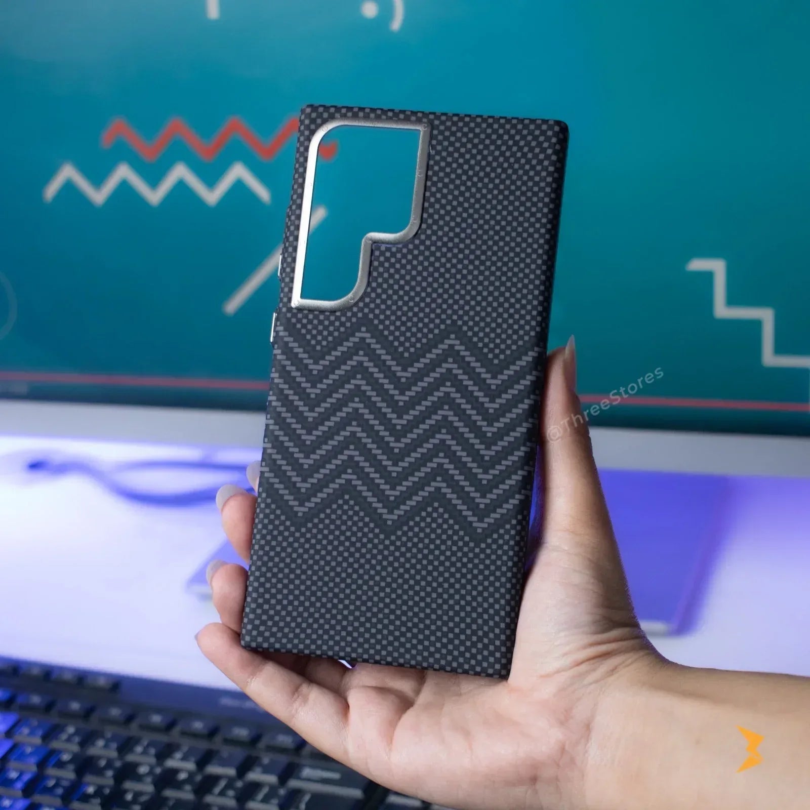 Carbon Fiber Case Samsung S24 Ultra - Three