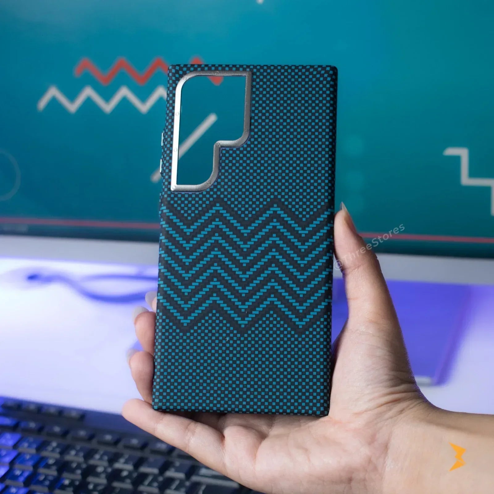 Carbon Fiber Case Samsung S24 Ultra - Three