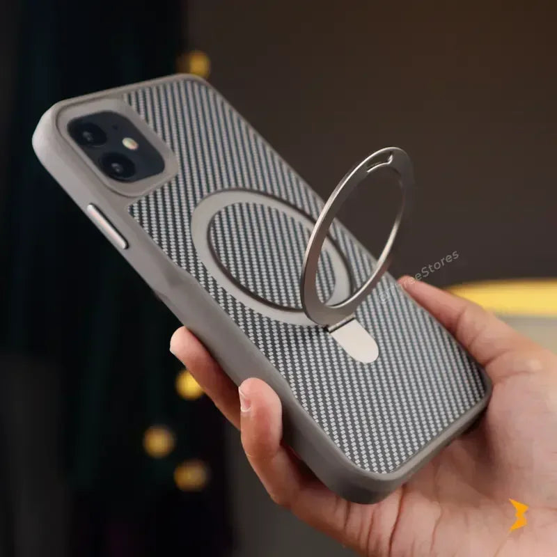 Carbon Ring Magsafe Case iPhone 11 - Three