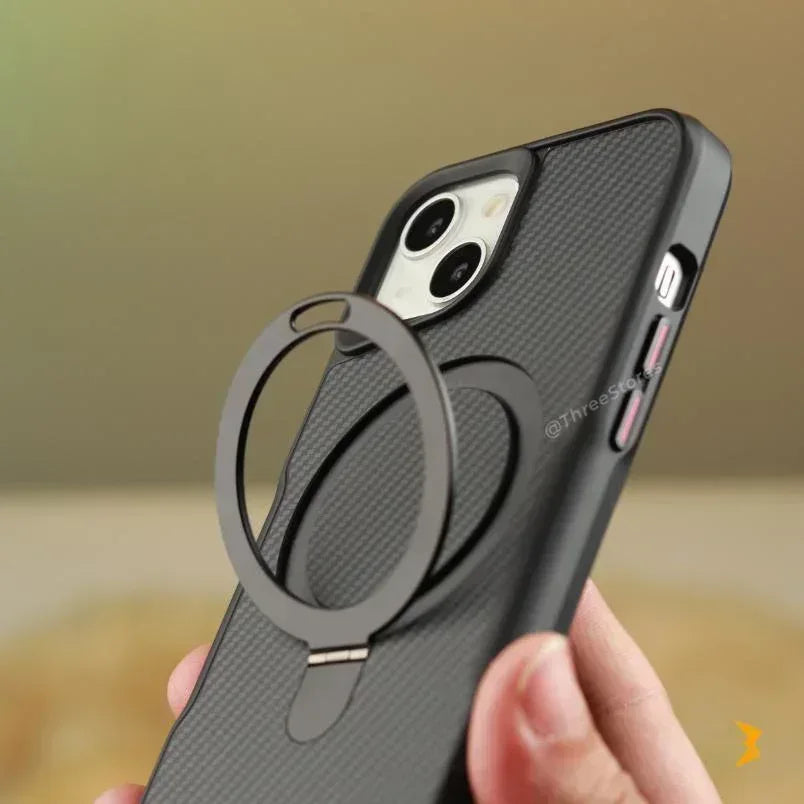 Carbon Ring Magsafe Case iPhone 15 - Three