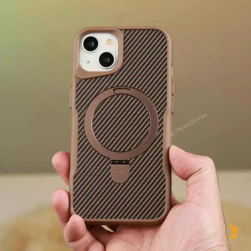 Carbon Ring Magsafe Case iPhone 15 - Three