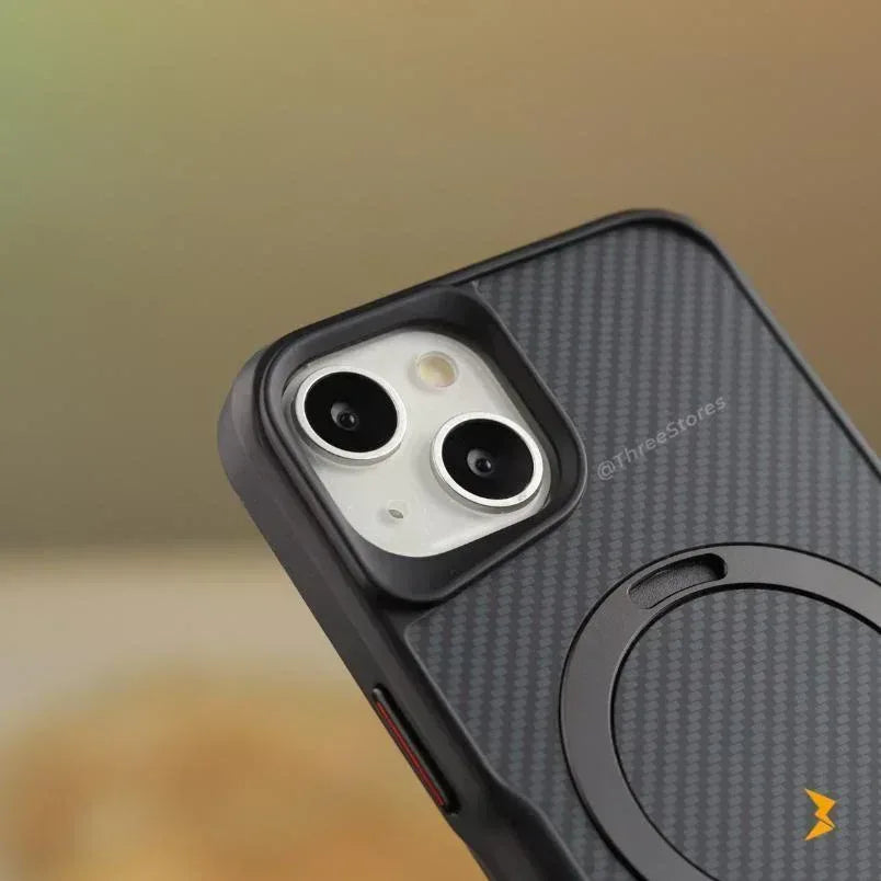 Carbon Ring Magsafe Case iPhone 15 - Three