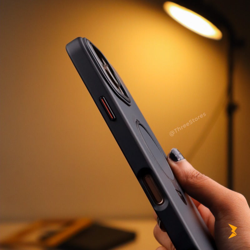 Carbon Shield Magsafe Stand Case iPhone 16 Pro Max