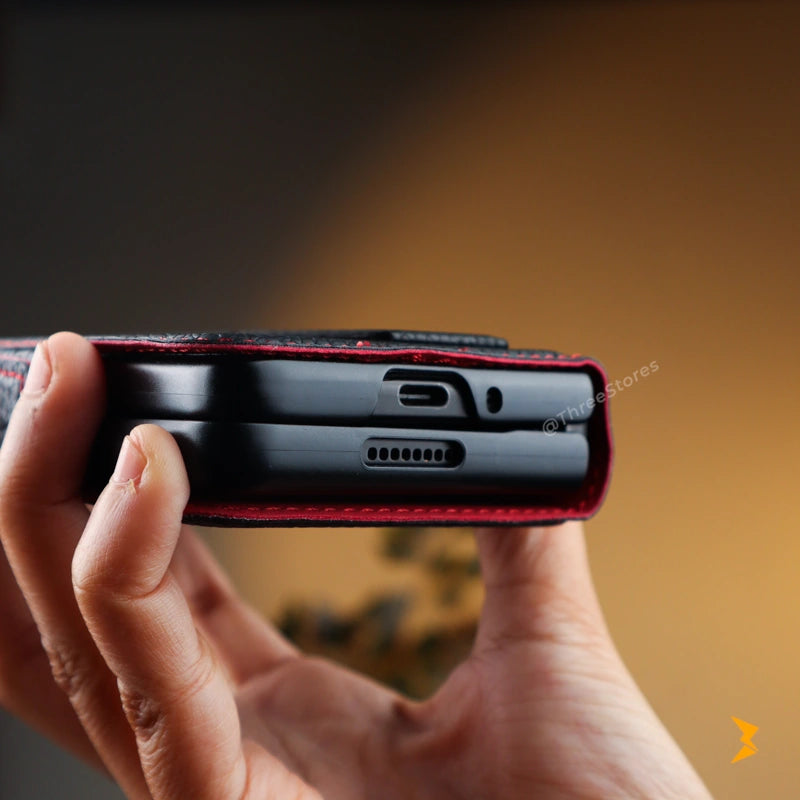 Cardy Leather Flip Wallet Case Samsung Z Fold 5