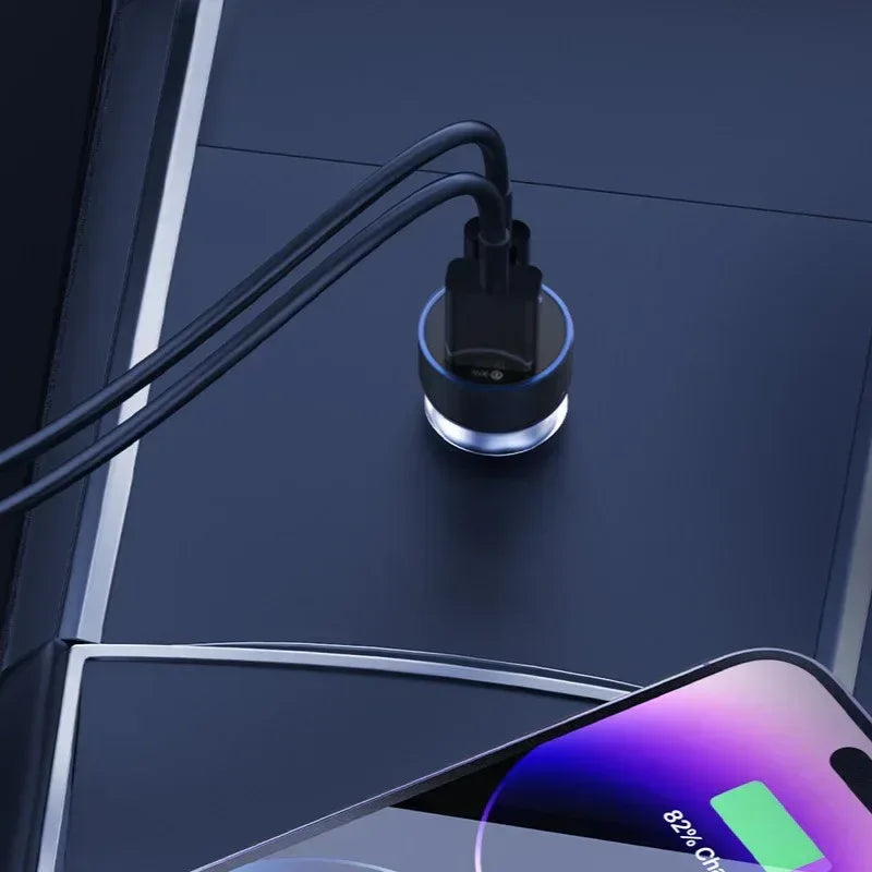 Recci Journey ON-Board 50W Car Charger RCC-N20 - Three