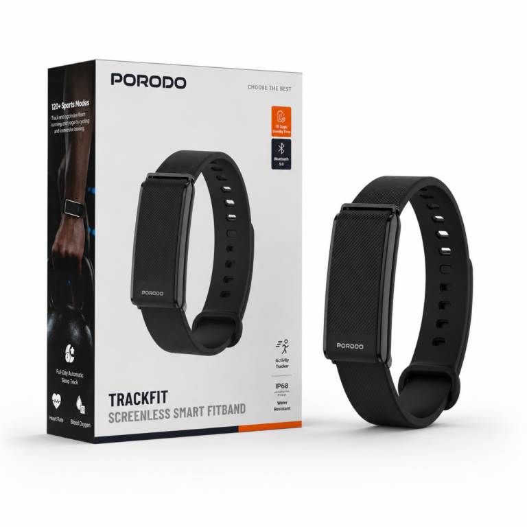 Porodo Trackfit Screenless Smart Fitband Tracker