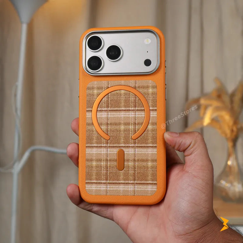 Checkered Magsafe Wallet Case iPhone 17 Pro Max