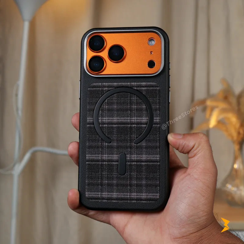 Checkered Magsafe Wallet Case iPhone 17 Pro Max