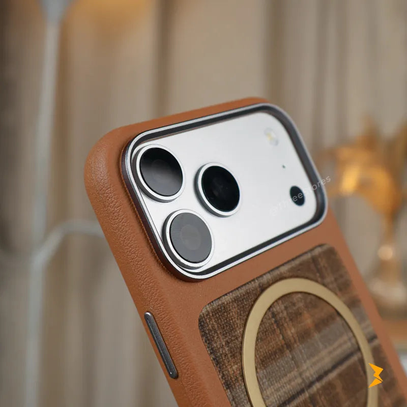 Checkered Magsafe Wallet Case iPhone 17 Pro Max