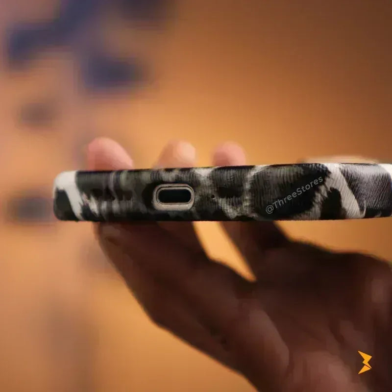 Cheetah Skin Magsafe Case iPhone 16 Pro Max - Three