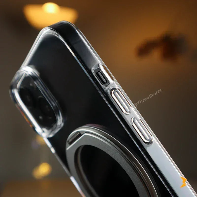 Circle Transparent Magsafe Case iPhone 13/14/15 - Three