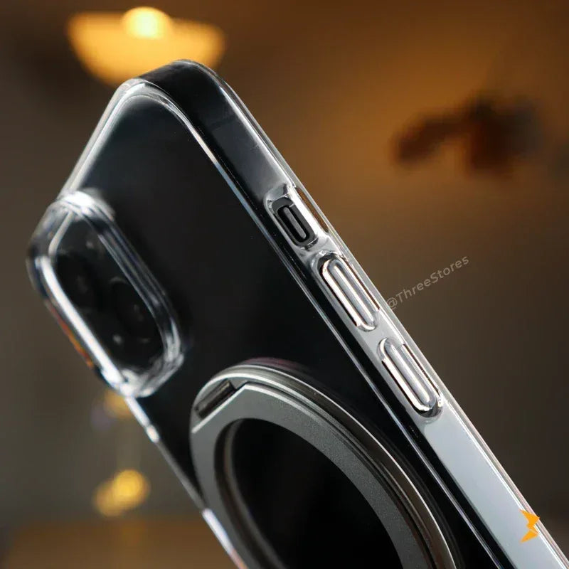 Circle Transparent Magsafe Case iPhone 13/14/15 - Three