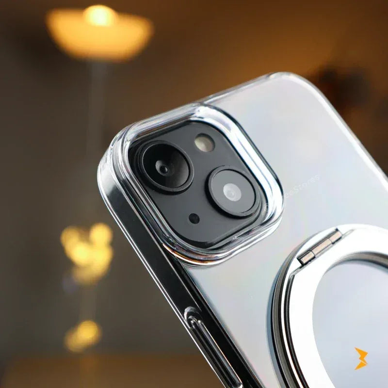 Circle Transparent Magsafe Case iPhone 13/14/15 - Three